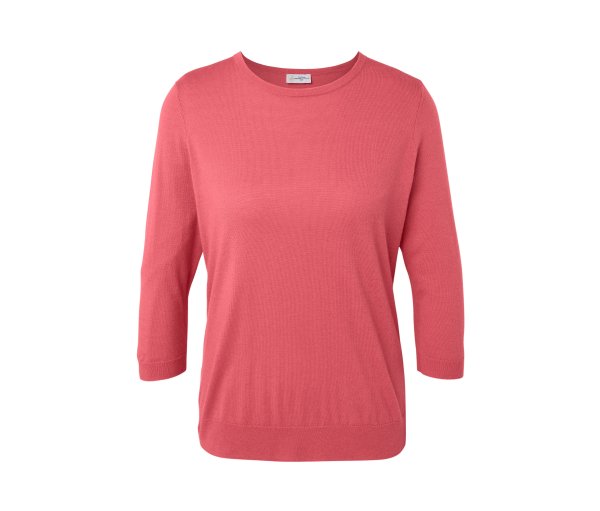 Tchibo - Feinstrickpullover mit Seide - Damen - Gr. XL - koralle