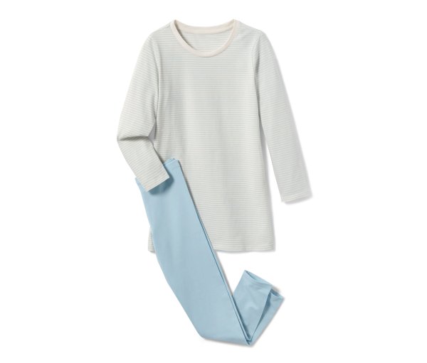 Tchibo - Kinder-Pyjama - Mädchen - Gr. 146/152 - hellblau