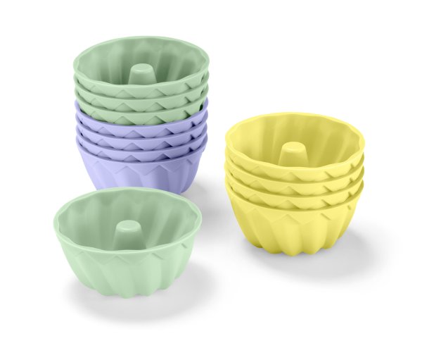 Tchibo - 12 Mini-Gugelhupfformen - lila