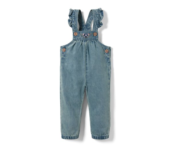 Tchibo - Denim-Latzhose - Baby - Gr. 62/68 - blau