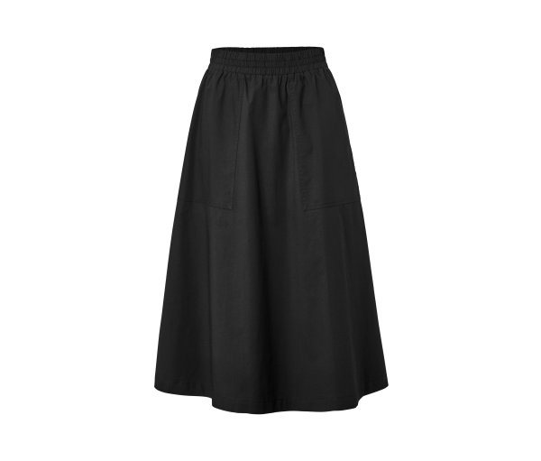 Tchibo - Popeline-Rock - Damen - Gr. 38 - schwarz