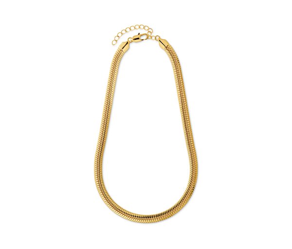 Tchibo - Kette flache Schlange - gold