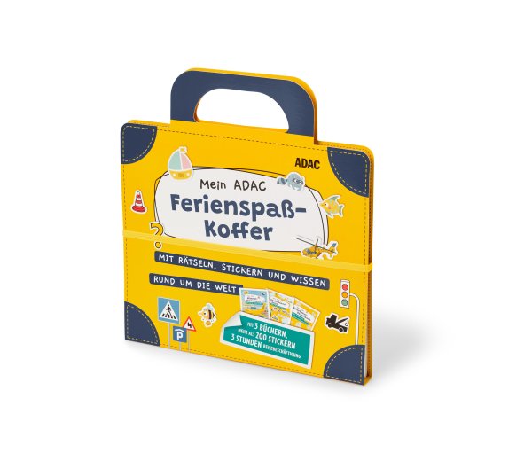 Tchibo - Bücher-Set »Mein Adac Ferienspaß-Koffer«