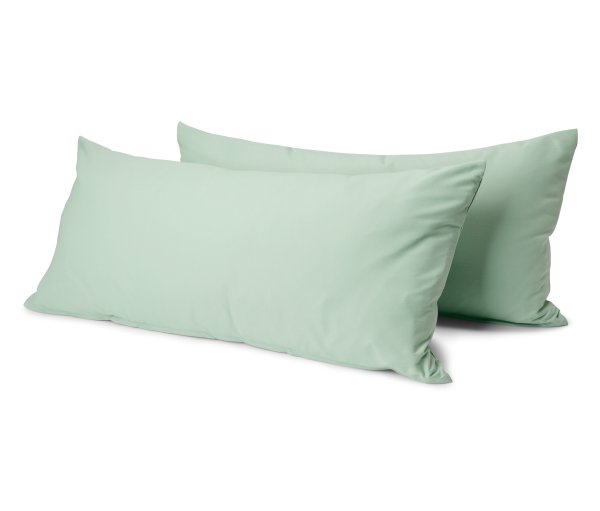 Tchibo - 2 Microfaser-Kopfkissenbezüge - grün
