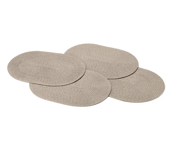 Tchibo - 4 abwischbare Platzsets - beige
