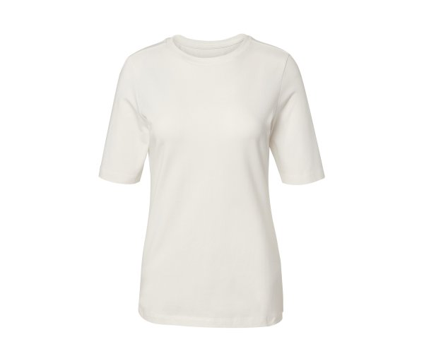 Tchibo - Halbarmshirt - Damen - Gr. L - creme