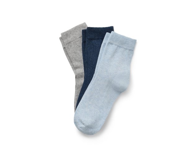 Tchibo - 3 Paar Socken - Damen - Gr. 39-42 - dunkelblau