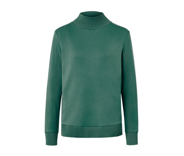 Tchibo - Sweatshirt mit Stehkragen - Damen - Gr. XL - grün