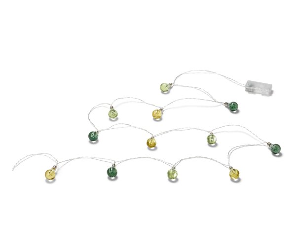 Tchibo - LED-Lichterkette »Glühbirnen« - dunkelgrün