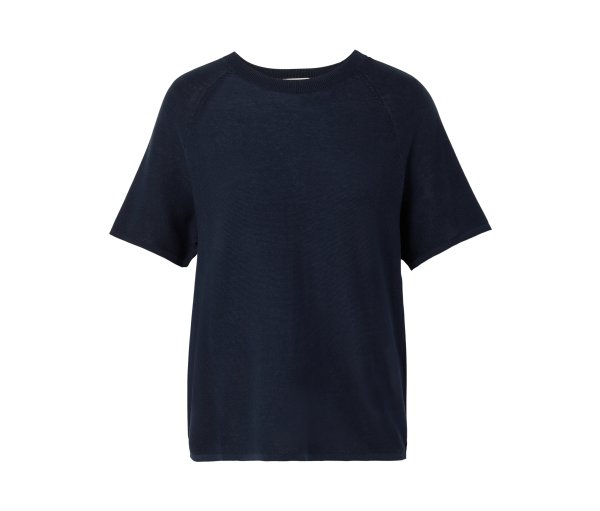 Tchibo - Feinstrick-Shirt - Damen - Gr. S - dunkelblau