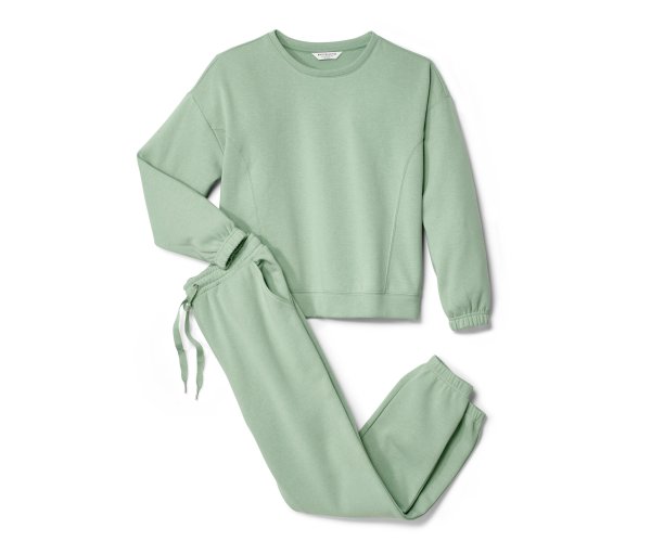 Tchibo - Hausanzug - Damen - Gr. L - hellgrün