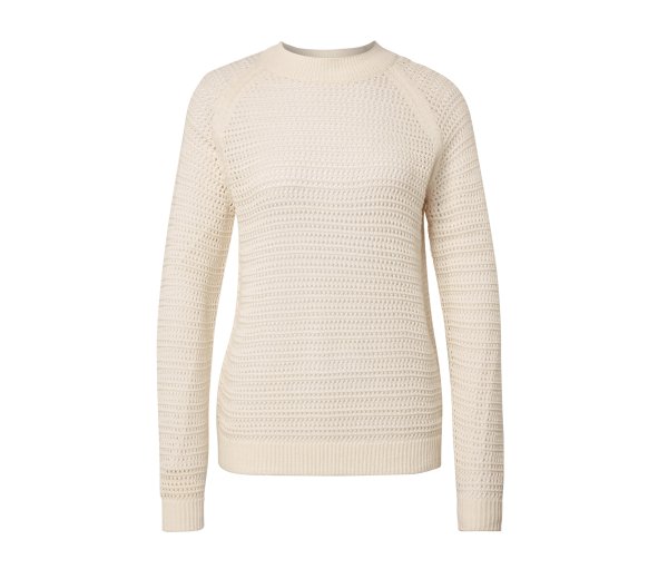 Tchibo - Pullover in Pointellestrick - Damen - Gr. XXL - creme