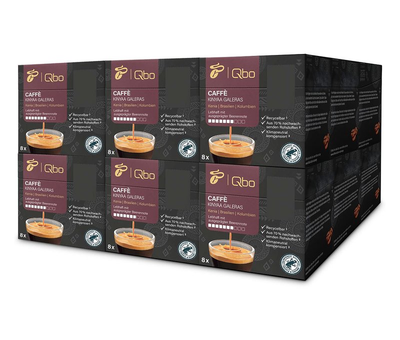 Qbo Caffè Kinyaa Galeras - 144 Kapseln - Intensität: 7/10