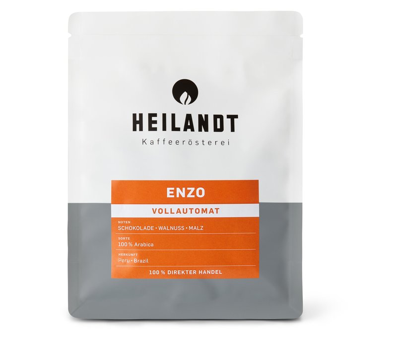 Heilandt - Enzo Caffè Crema - 250 g Ganze Bohne - Intensität: 5/6