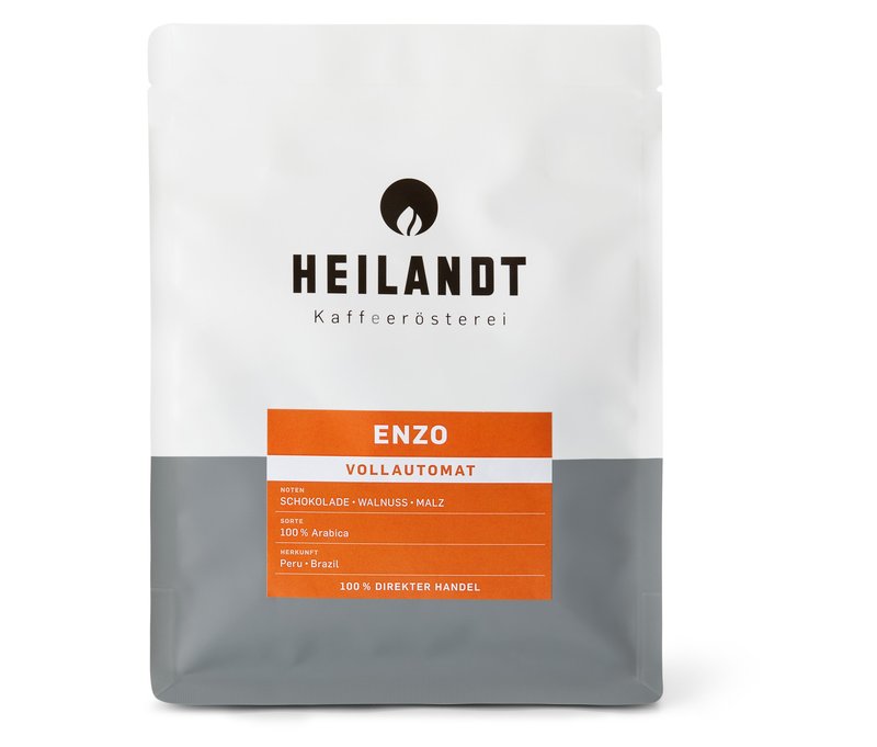 Heilandt - Enzo Caffè Crema - 500 g Ganze Bohne - Intensität: 5/6