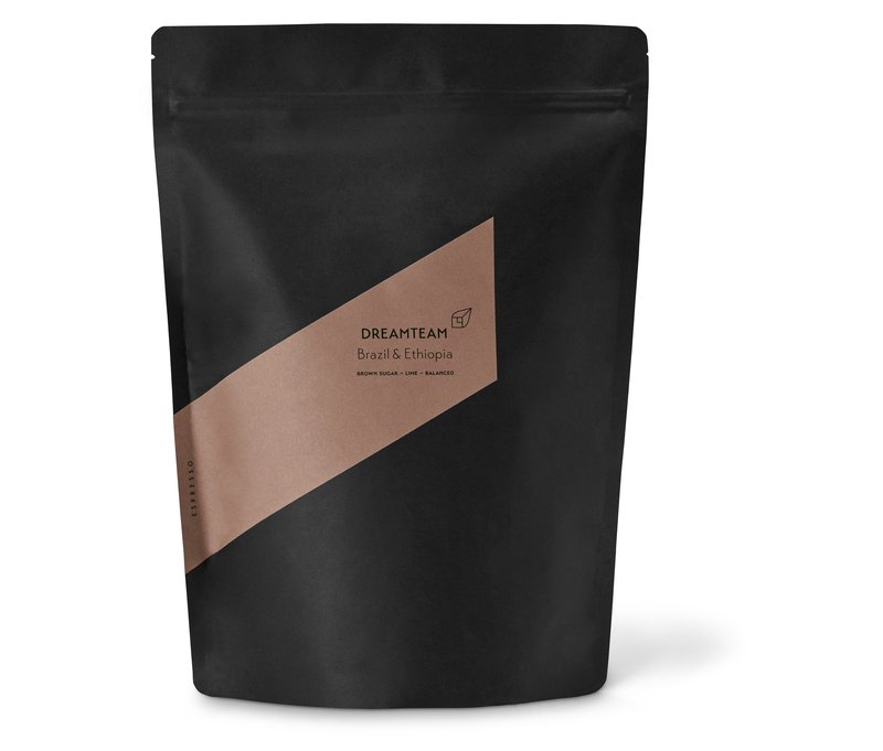 Kaffeekirsche - Dreamteam Espresso - 1 kg Ganze Bohne - Intensität: 4/6