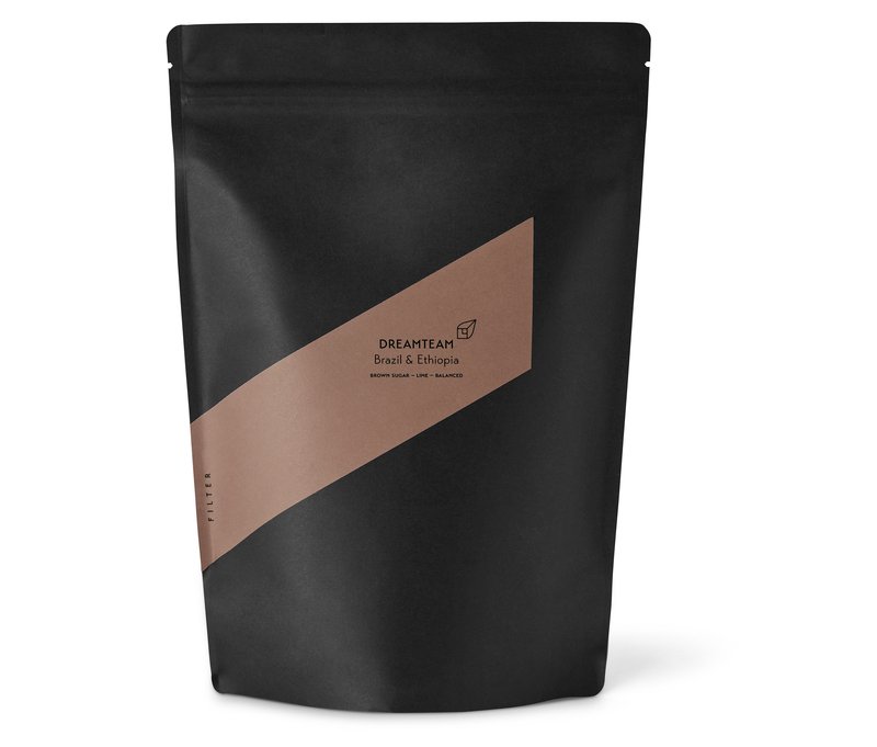 Kaffeekirsche - Dreamteam Filterkaffee - 500 g Ganze Bohne - Intensität: 3/6