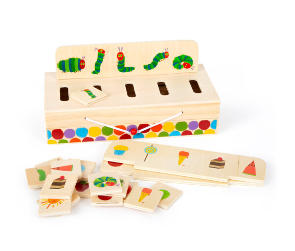 small foot Bildersortierbox »Raupe Nimmersatt« - mehrfarbig