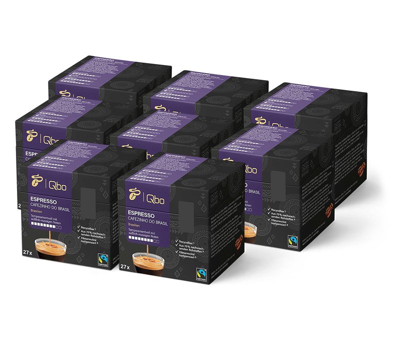 Qbo Espresso Cafezinho DO Brasil - 216 Kapseln - Intensität: 8/10