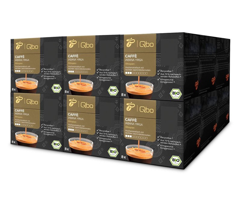 Qbo Caffè Jabana Yirga - 144 Kapseln - Intensität: 3/10