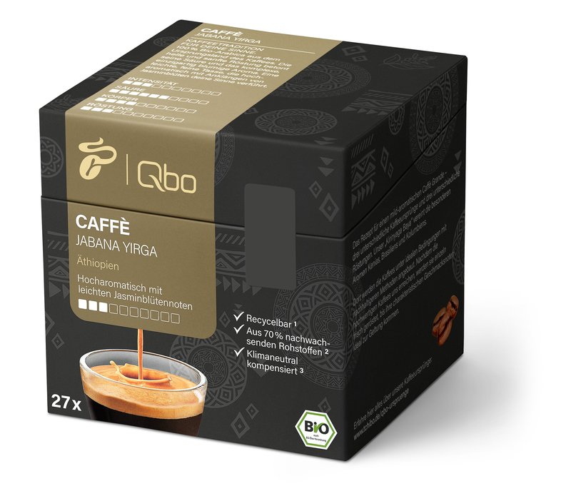 Qbo Caffè Jabana Yirga - 27 Kapseln - Intensität: 3/10