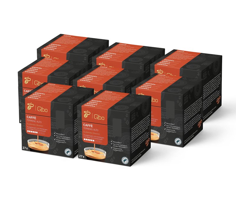 Qbo Caffè Terreno Alto - 216 Kapseln - Intensität: 6/10