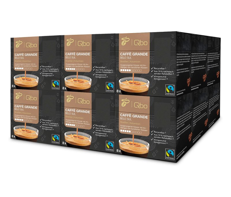 Qbo Caffè Grande Belo SUL - 144 Kapseln - Intensität: 5/10