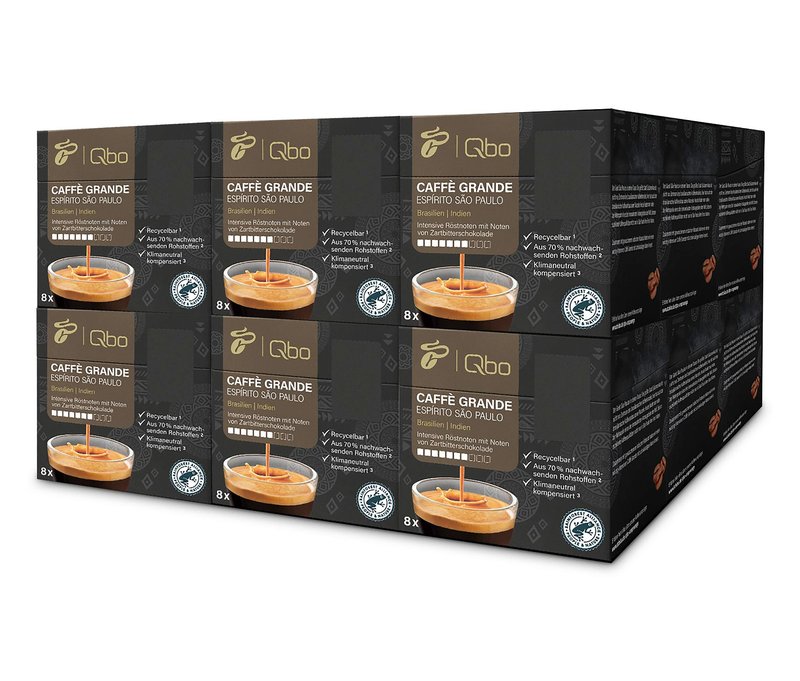 Qbo Caffè Grande Espírito SÃO Paulo - 144 Kapseln - Intensität: 7/10