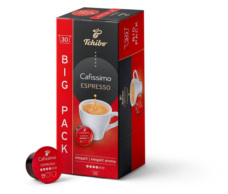 Cafissimo Espresso elegant - 30 Kapseln - Intensität: 4/6