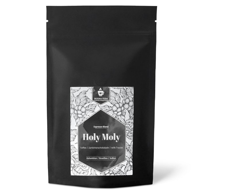 Buena Vida Coffee Club - Holy Moly Espresso - 250 g Ganze Bohne - Intensität: 5/6