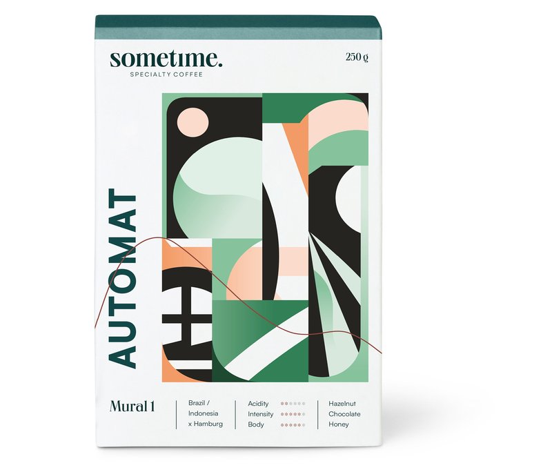 sometime - Mural 1 Caffè Crema - 250 g Ganze Bohne - Intensität: 5/6