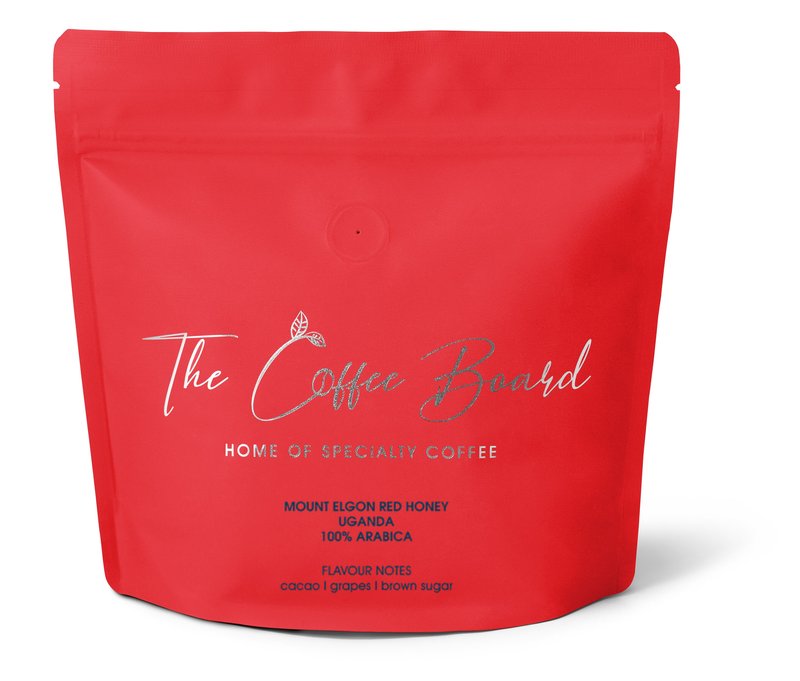 The Coffee Board - Mount Elgon Red Honey Omni Roast - 350 g Ganze Bohne - Intensität: 5/6