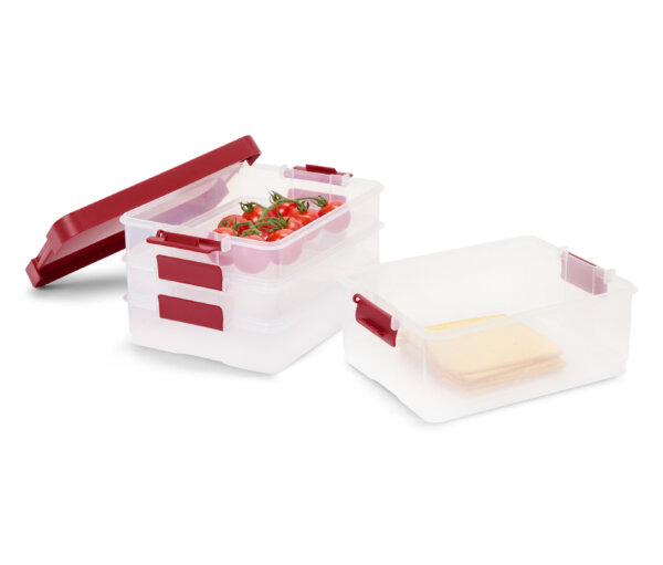 Tchibo - Stapelbare Frischhaltedose - rot