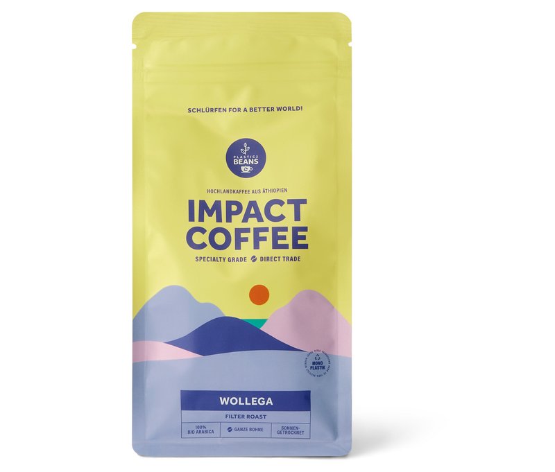 Impact Coffee - Wollega Omni-Roast Bio - 250g Ganze Bohne - Intensität: 3/6