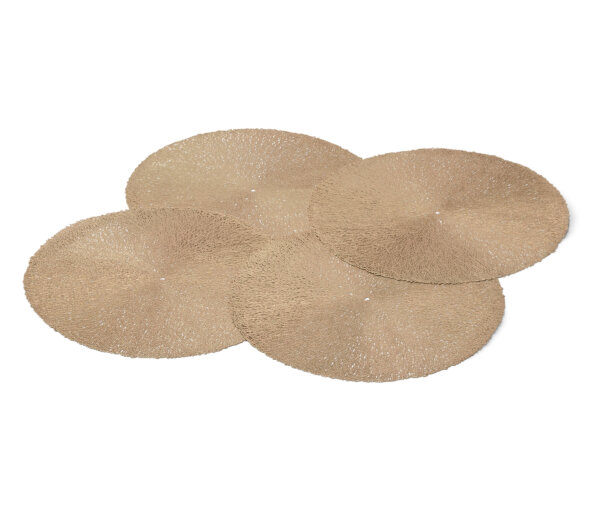 Tchibo - 4 Platzsets - gold