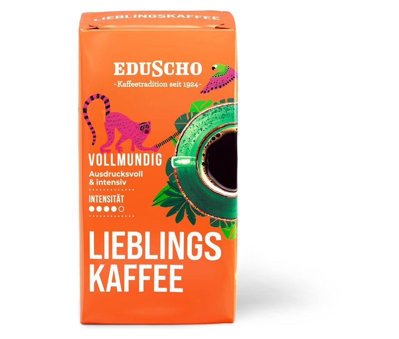 Eduscho Lieblingskaffee Aromatisch - 500 g Gemahlen - Intensität: 4/5