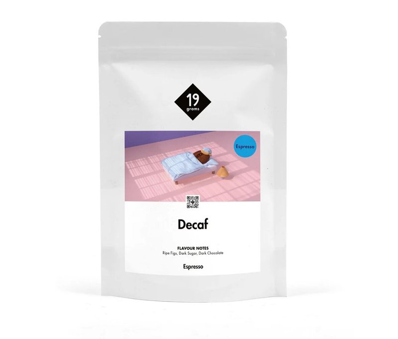 19grams - Decaf Espresso, entkoffeiniert - 250 g Ganze Bohne - Intensität: 3/6