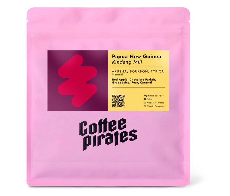 Coffee Pirates - Papua Neuguinea Filterkaffee - 250 g Ganze Bohne - Intensität: 5/6