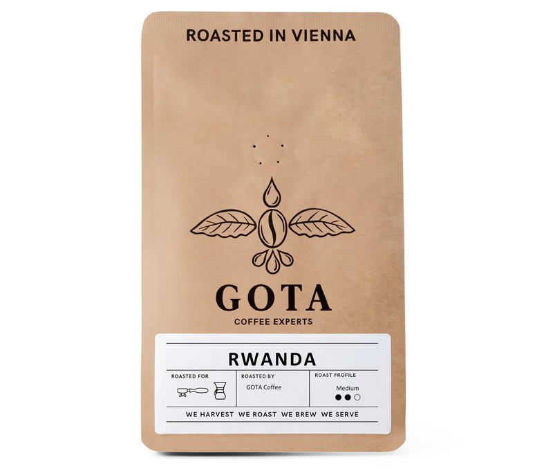 Gota Coffee - Rwanda Omni-Roast - 250 g Ganze Bohne - Intensität: 4/6