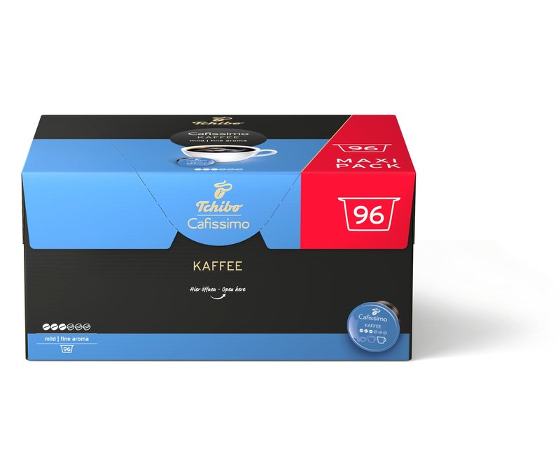 Cafissimo Kaffee mild - 96 Kapseln - Intensität: 3/6