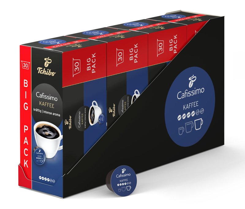 Cafissimo Kaffee kräftig - 120 Kapseln - Intensität: 4/6