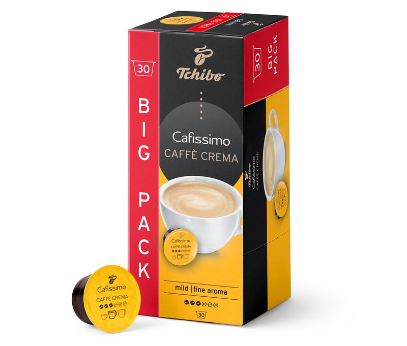 Cafissimo Caffè Crema mild - 30 Kapseln - Intensität: 3/6