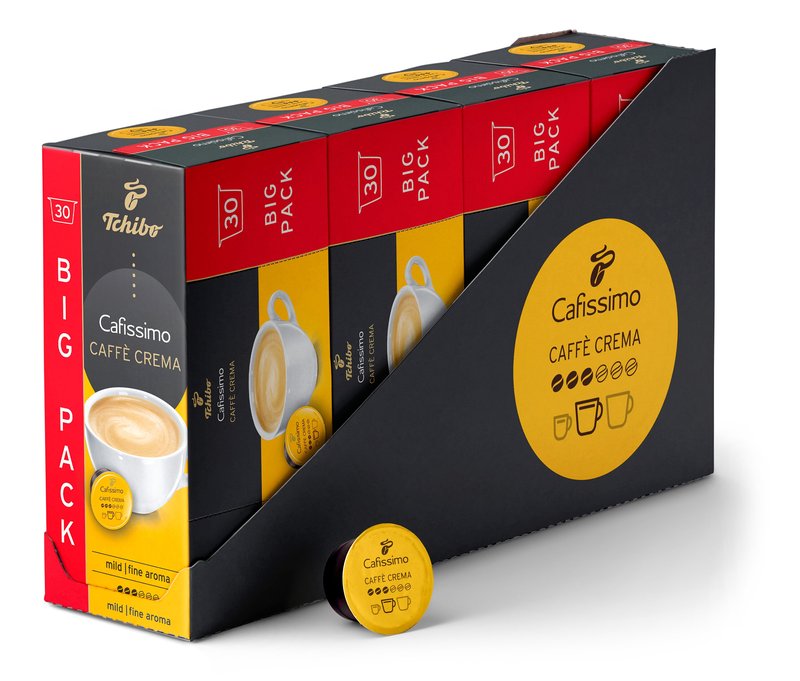 Cafissimo Caffè Crema mild - 120 Kapseln - Intensität: 3/6