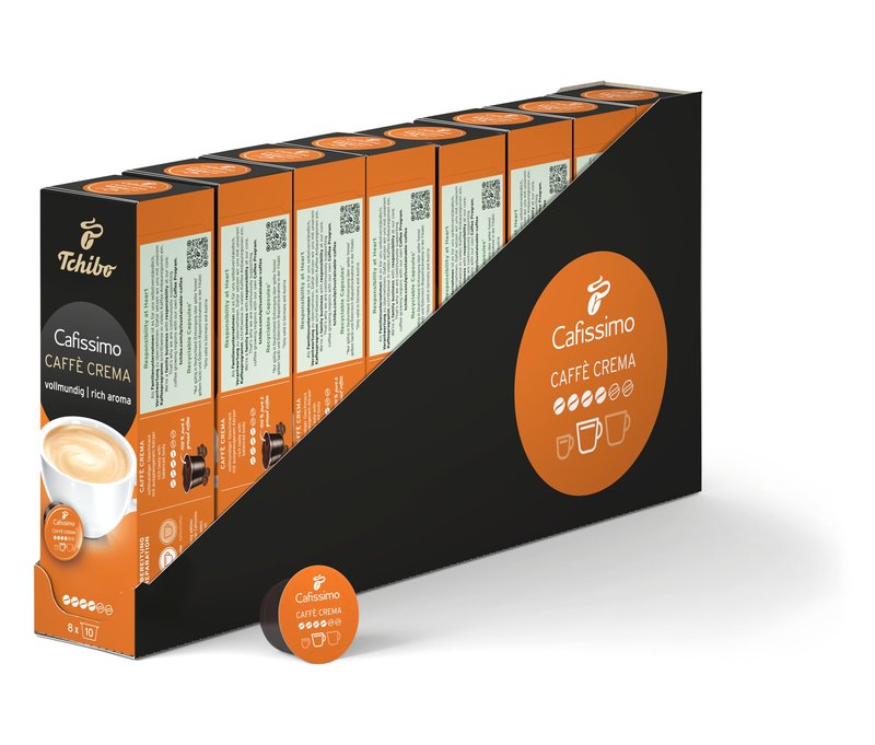 Cafissimo Caffè Crema vollmundig - 80 Kapseln - Intensität: 4/6