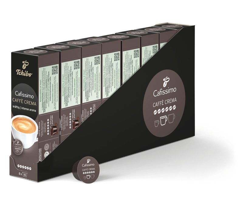 Cafissimo Caffè Crema kräftig - 80 Kapseln - Intensität: 6/6