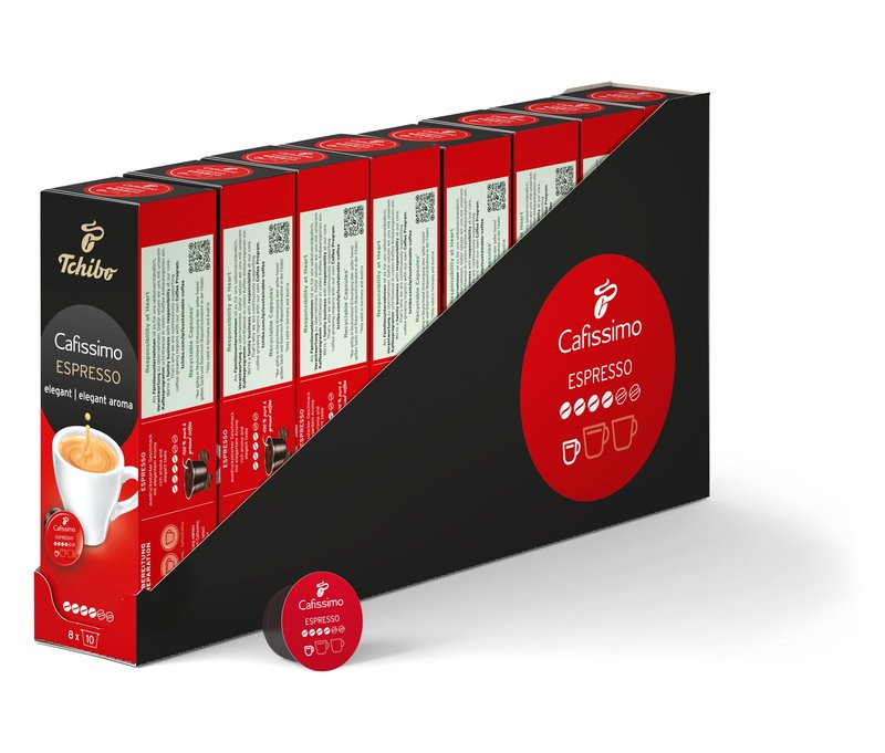 Cafissimo Espresso elegant - 80 Kapseln - Intensität: 4/6