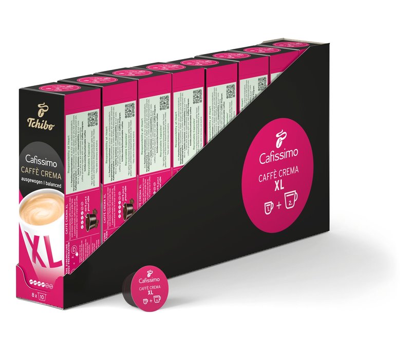 Cafissimo Caffè Crema XL - 80 Kapseln - Intensität: 4/6