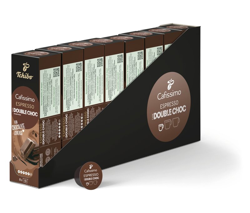 Cafissimo Flavoured Espresso Double Choc - 80 Kapseln - Intensität: 5/6