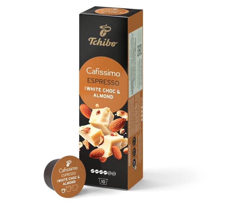 Cafissimo Flavoured Espresso - White Choc & Almond - 10 Kapseln - Intensität: 4/6