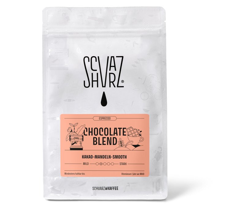 Schvarz - Chocolate Blend Espresso - 350 g Ganze Bohne - Intensität: 4/6
